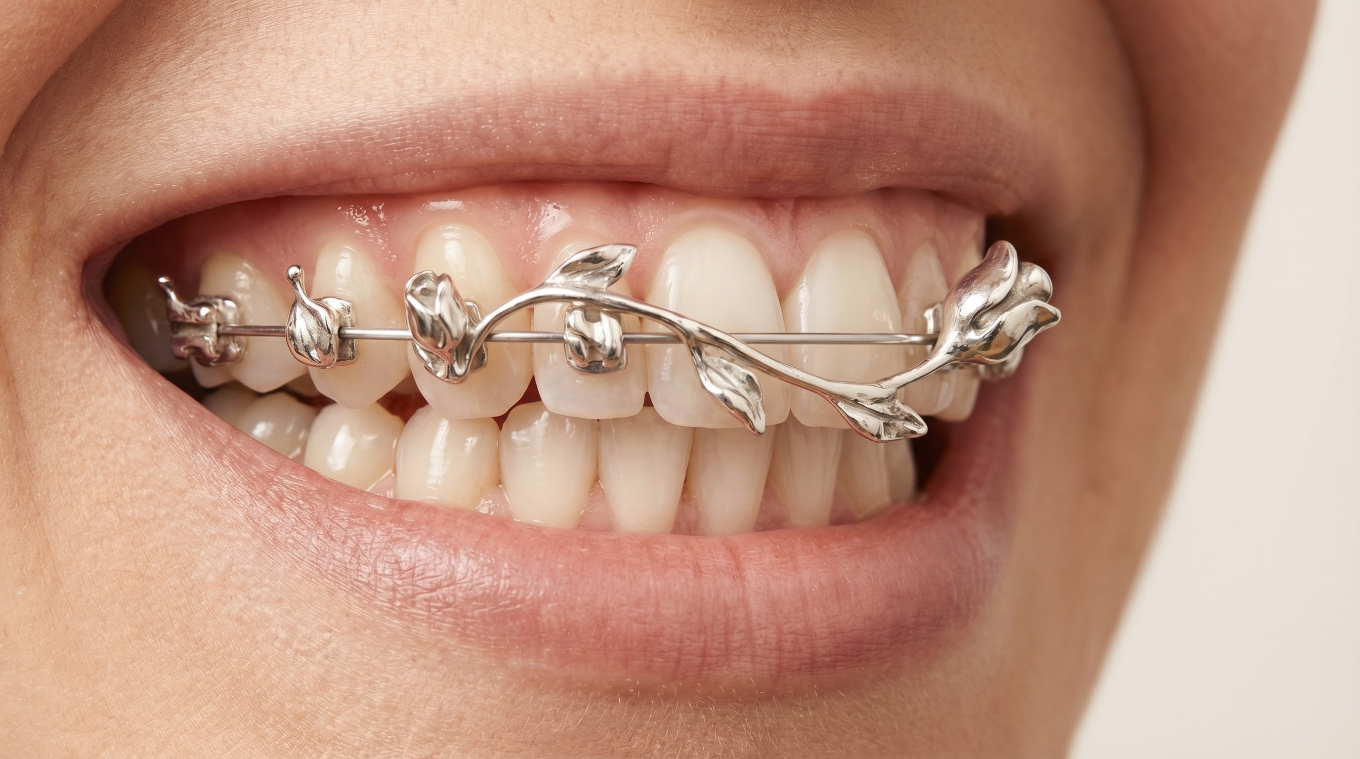 Side profile portrait of a woman