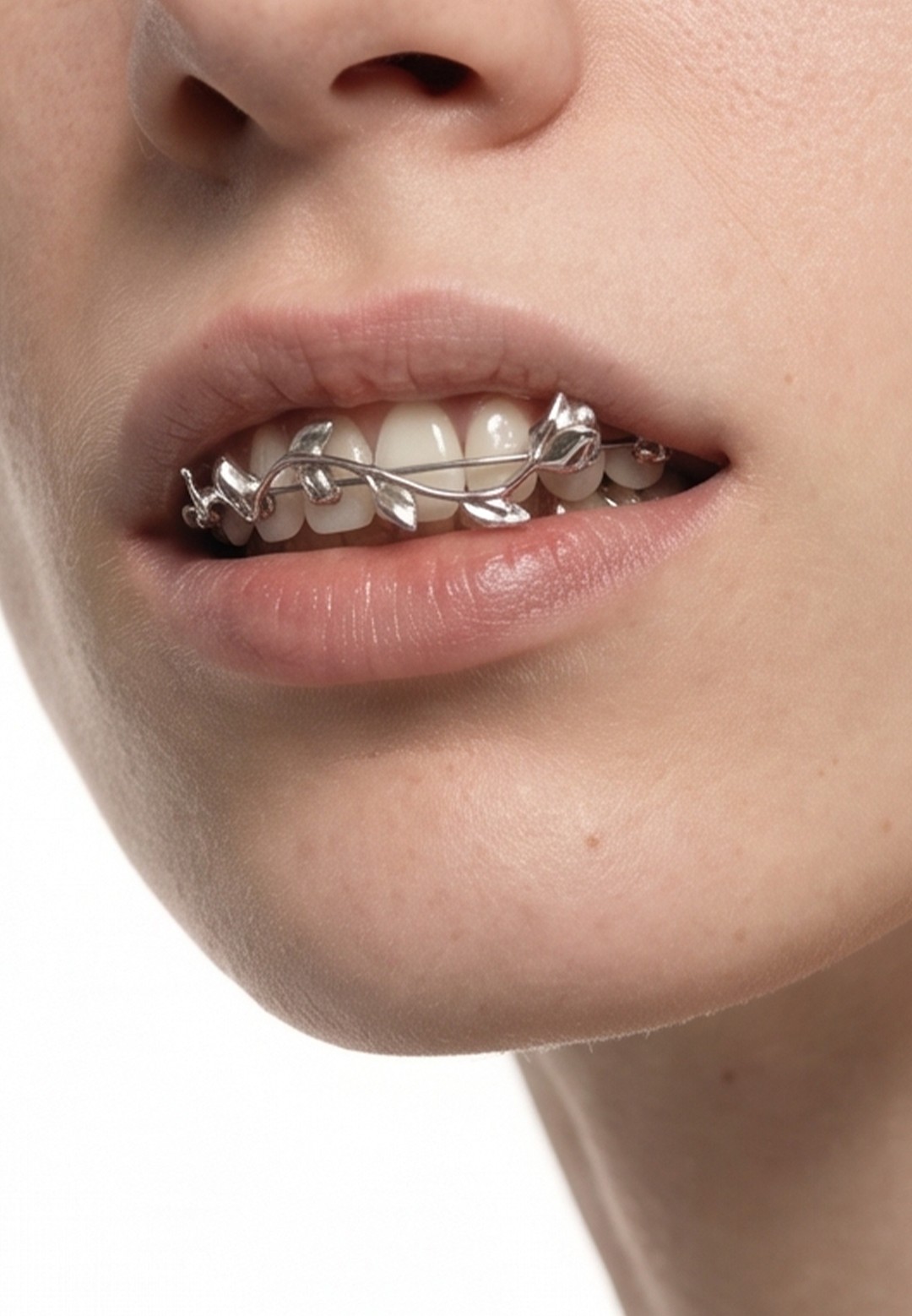 Close up of woman in shawl